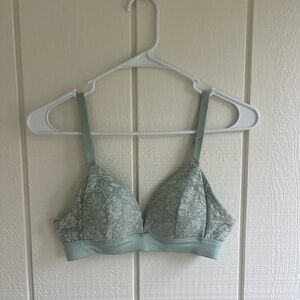 Auden Green Lace Triangle Bralette